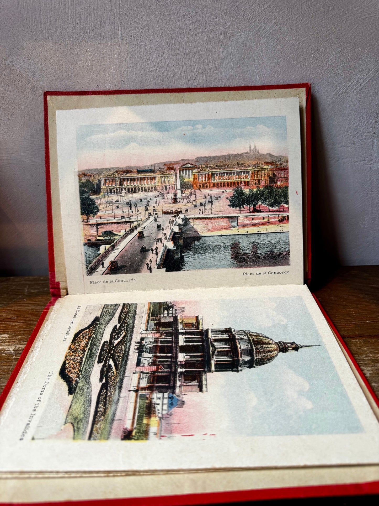 Early 20th Century Souvenir de Paris Photography Book