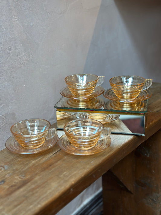 Mid Century Tea Cups