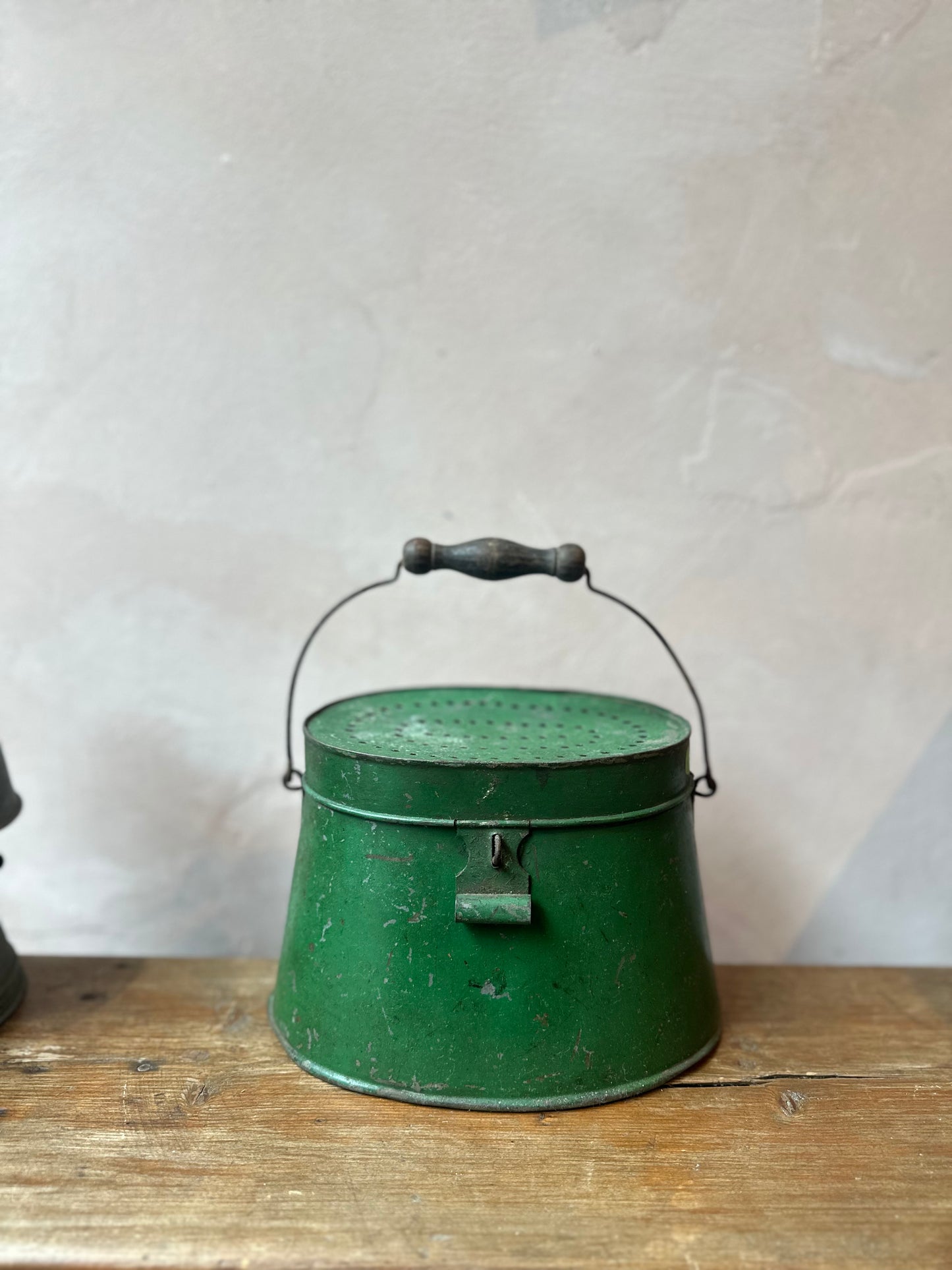 Antique Parisian Fishing Bait Buckets