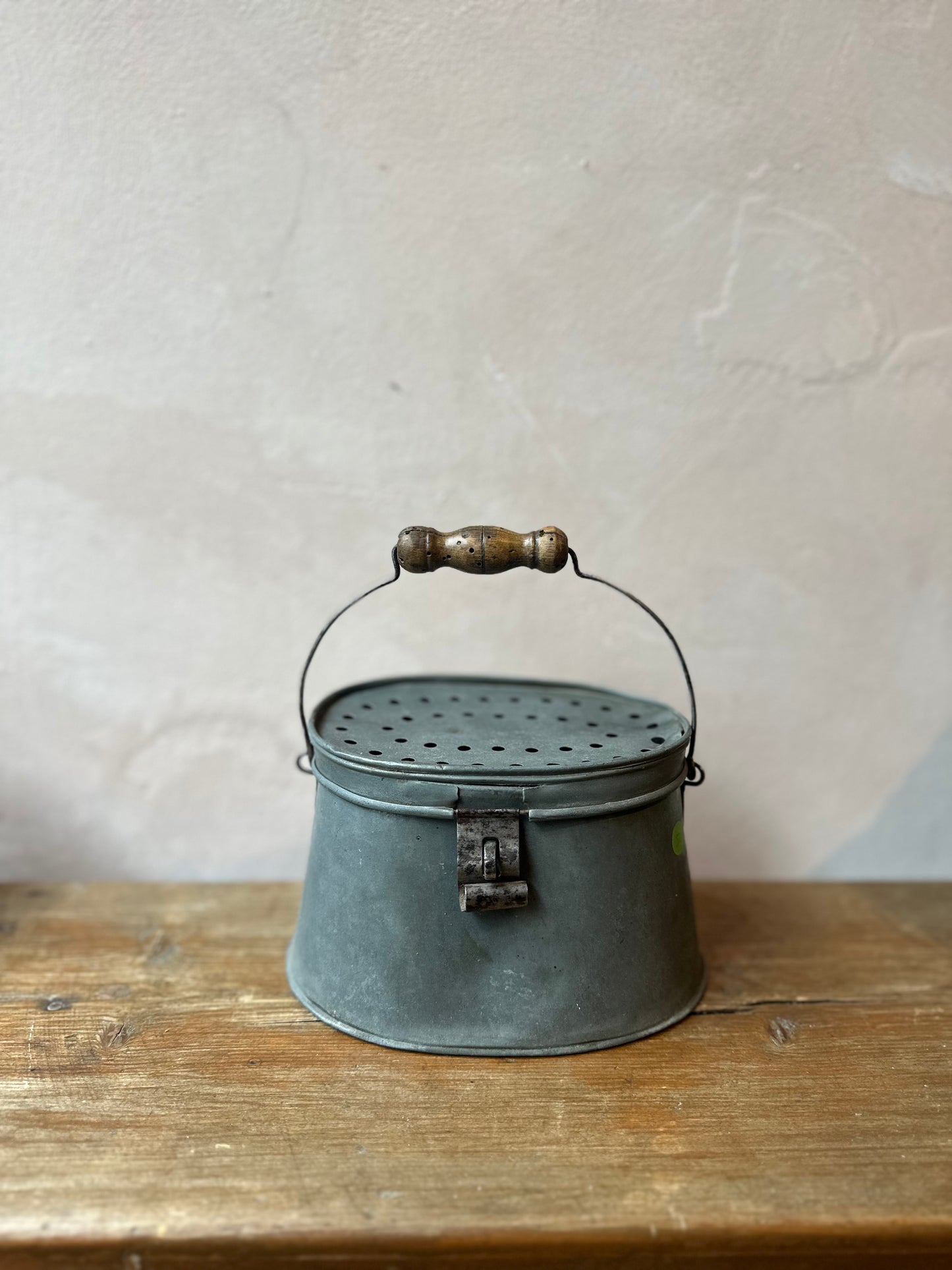 Antique Parisian Fishing Bait Buckets