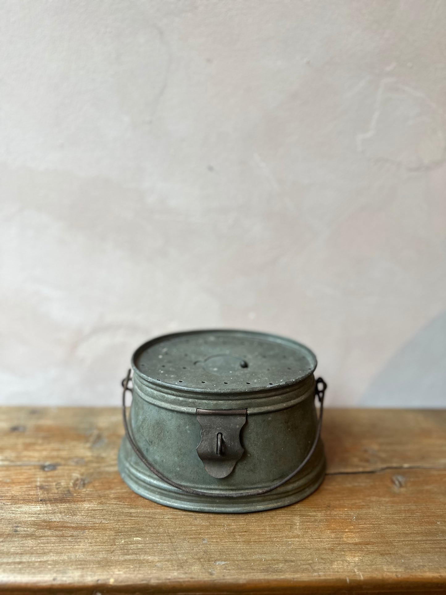 Antique Parisian Fishing Bait Buckets