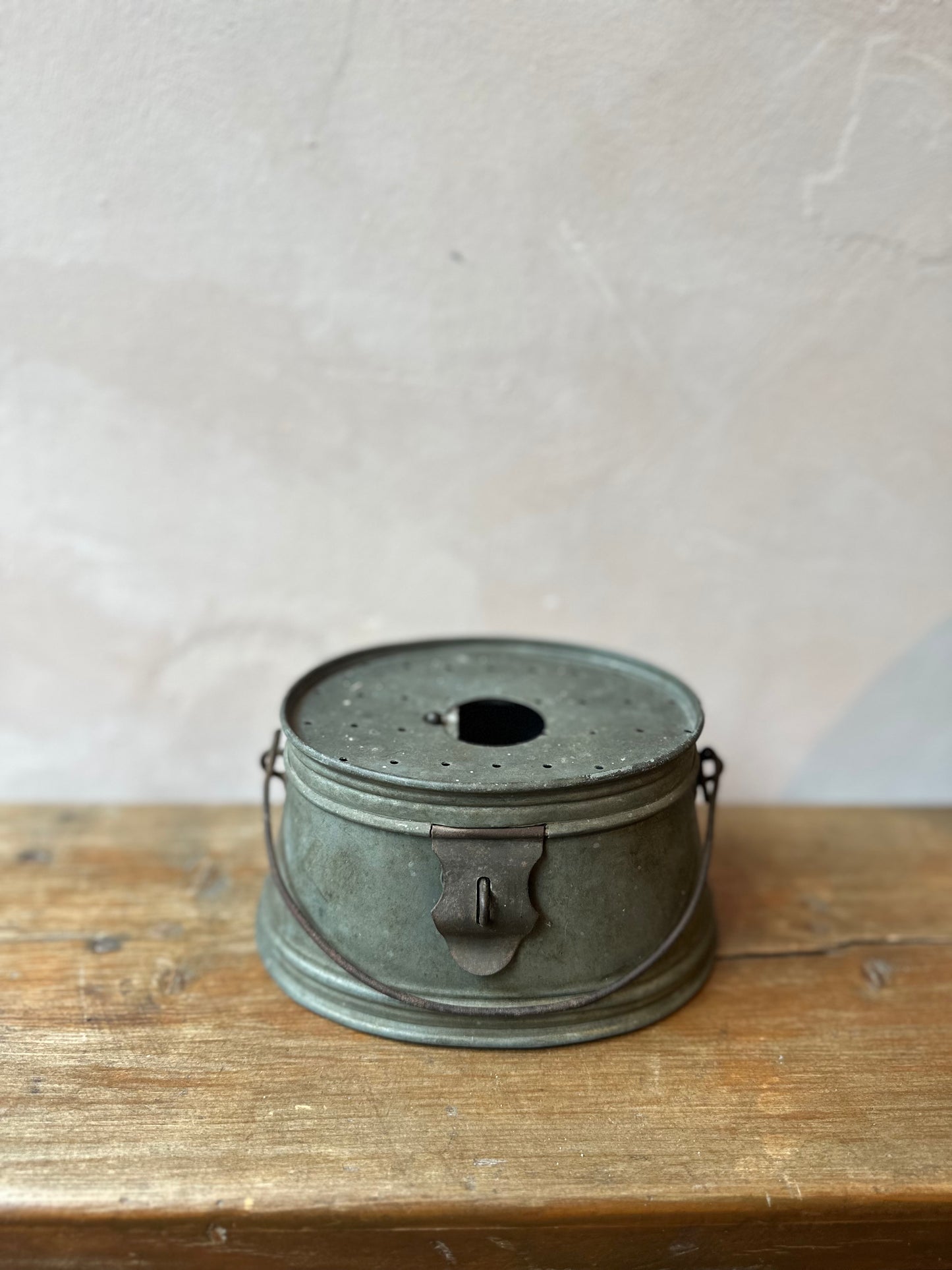 Antique Parisian Fishing Bait Buckets