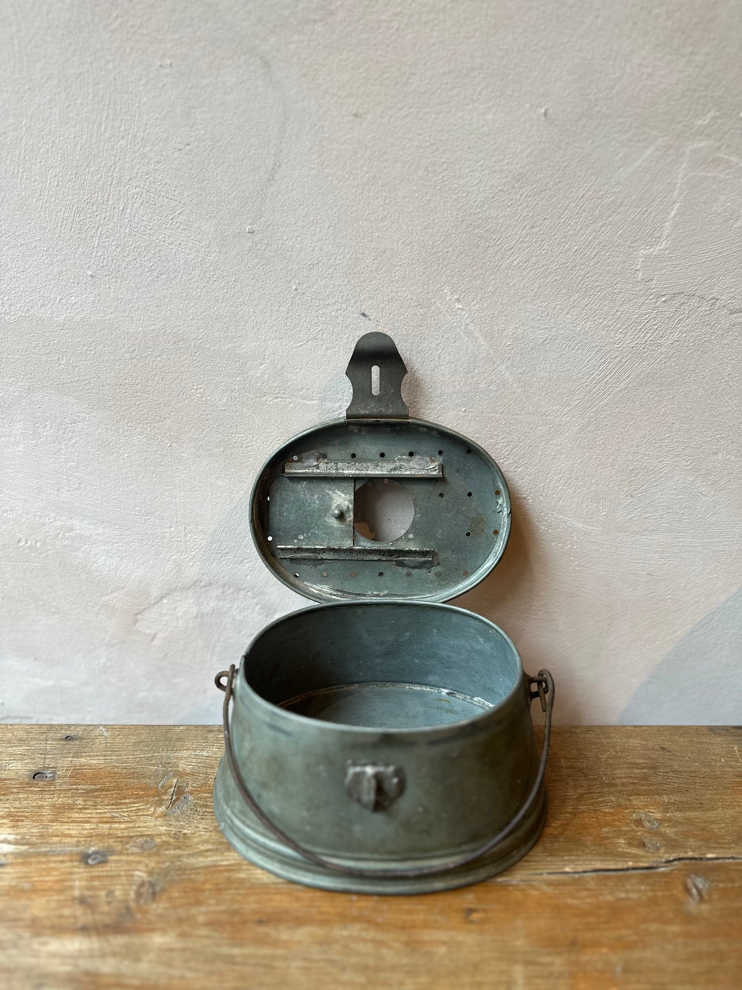 Antique Parisian Fishing Bait Buckets