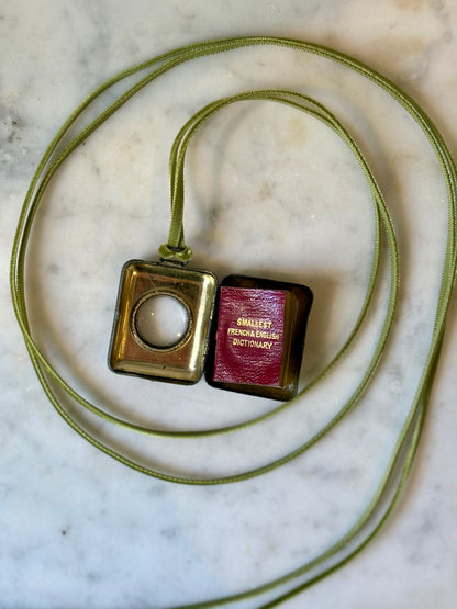 Worlds Smallest Dictionary circa 1896