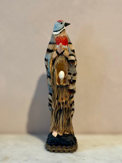 Works by Maïssa Toulet: Colourful Bird Statue