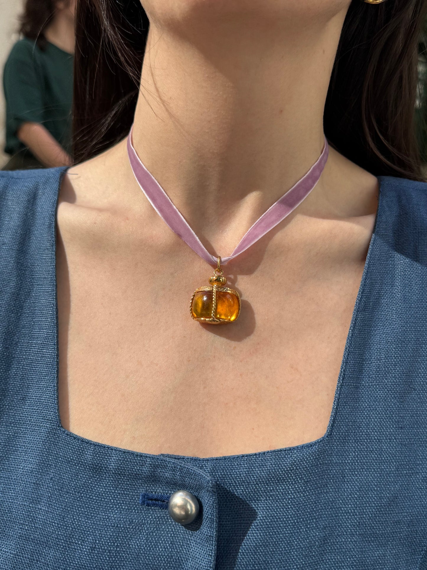 Vintage Yves Saint Laurent Pendant Necklace