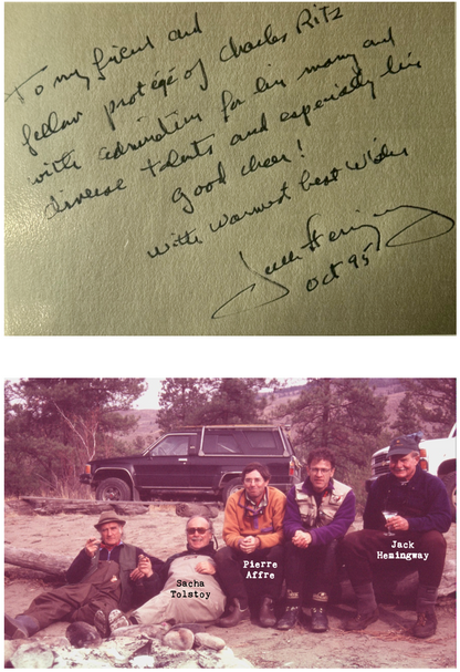 Ernest Hemingway's Trout Flies Encased in a Handmade Memory Box