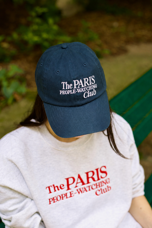 Navy Paris People-Watching Club Hat